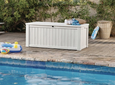 Садова скриня Keter Rockwood Storage Box 570 л, кремова