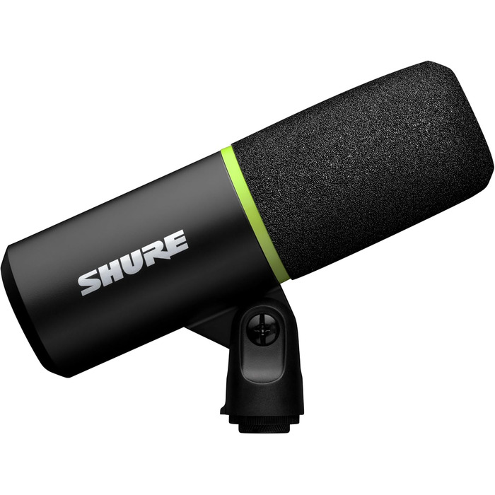 Мікрофон Shure MV6 USB-C для геймерів і стрімерів, динамічний, цифровий, для ПК, стрімінгу та ігор