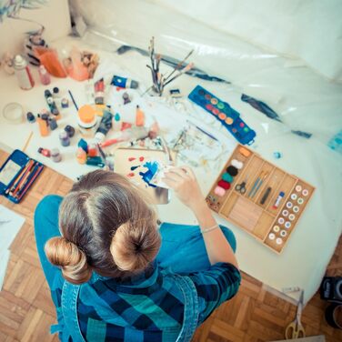 Бамбуковий органайзер для столових приборів Relaxdays, висувний, 5-7 відділень, 5x55x43 см, для кухонної шухляди, натуральний
