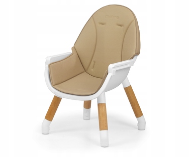 Стілець для годування 2в1 дерев'яний зі столиком-тацею Malmo Beige Milly Mally