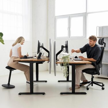 Ergotopia NextBack Pro: Ергономічне офісне крісло для роботи та геймінгу, до 150 кг, чорне, з індивідуальним налаштуванням