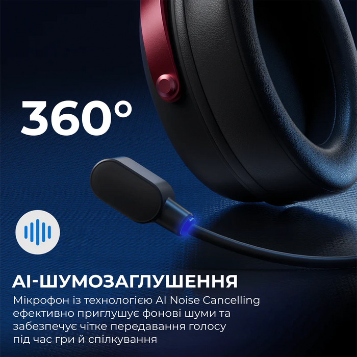 Дротова ігрова гарнітура Ajazz AHW10 Black (AHW10-B)