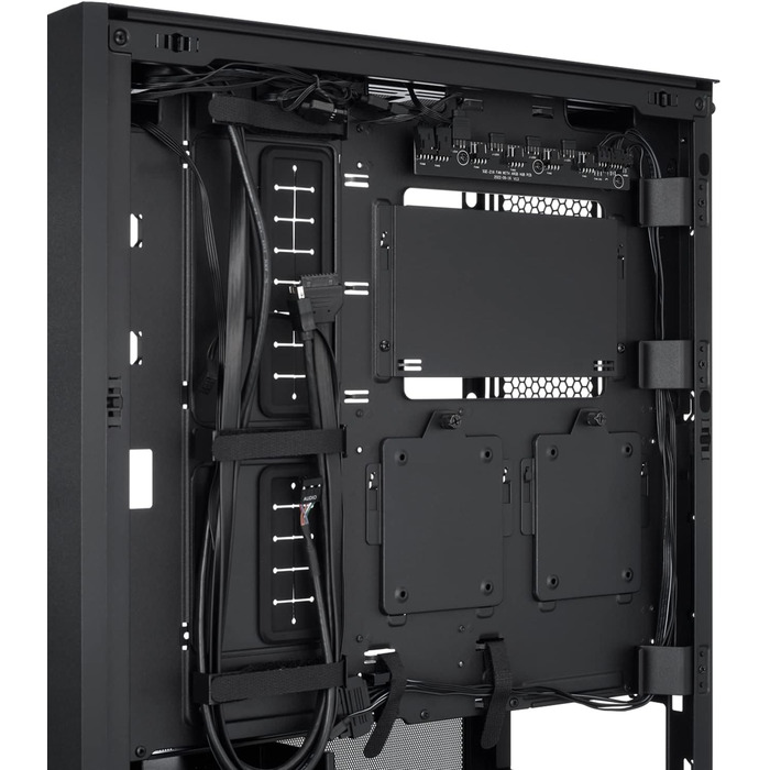 Ігровий корпус для ПК LIAN LI LANCOOL 216, чорний, E-ATX, з підсвіткою RGB, 2x 160 мм вентилятори, Midi Tower