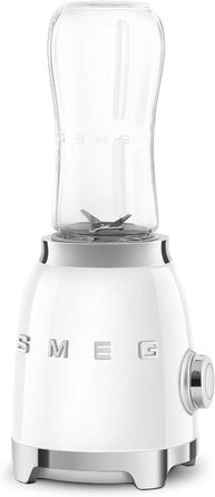 Міні-блендер SMEG Anni50, білий, ретро стиль, 600 мл