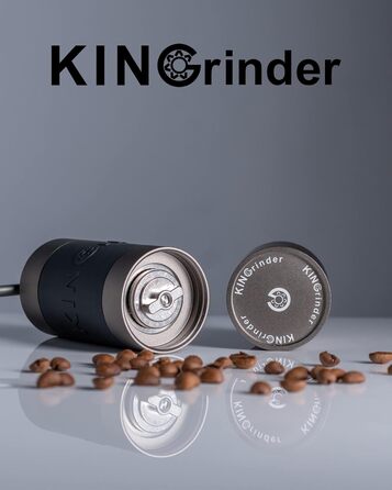 KINGrinder K1 - ручна кавомолка з 140 рівнями помелу для Aeropress, French Press, Drip, Espresso (20-25г)