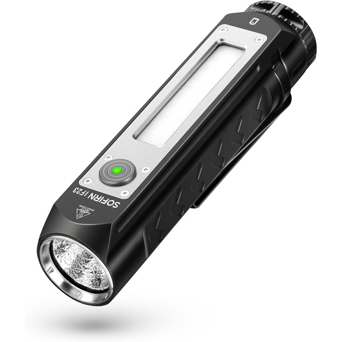 Ліхтарик Sofirn IF23 LED 4000 Люмен, багатокольоровий, потужний, акумуляторний, USB-C, 8 режимів яскравості для кемпінгу, риболовлі, пошуку, вулиці