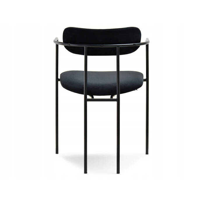 Стілець Mebel-Partner, оббивка тканина, чорний, 1 шт.