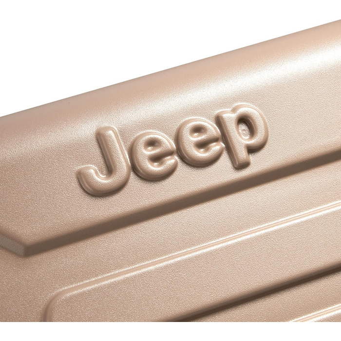 Набір валіз Jeep JH004C з жорстким корпусом, розширювані, на колісцях-спіннерах (2 шт, 20 та 28 дюймів, бежевий)