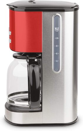 Кавоварка крапельна H.Koenig MG30, 1,5 л, 12-20 чашок, LCD, програмована, червона