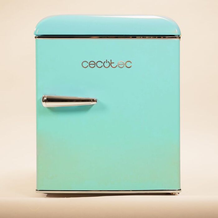 Холодильник Cecotec Bolero CoolMarket TT Origin 45L - Ретро, 45 літрів, Зелений, Клас E