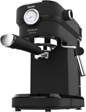 Кавомашина Cecotec Cafelizzia 790 Steel Pro: Еспресо та капучино, 1350W, 20 бар, манометр, термоблок, 1.2л, нержавіюча сталь
