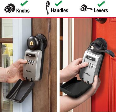 Захисний металевий бокс для ключів Master Lock 5415D, стіновий сейф з кодовим замком, цинковий сплав