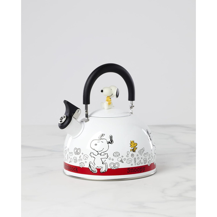 Електричний чайник Lenox Chef Snoopy з нержавіючої сталі, багатоколірний, серія Casual