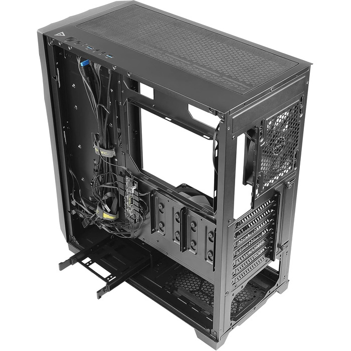 Ігровий корпус Antec DF700 Flux Midi Tower чорний, роздрібна версія, універсальний розмір