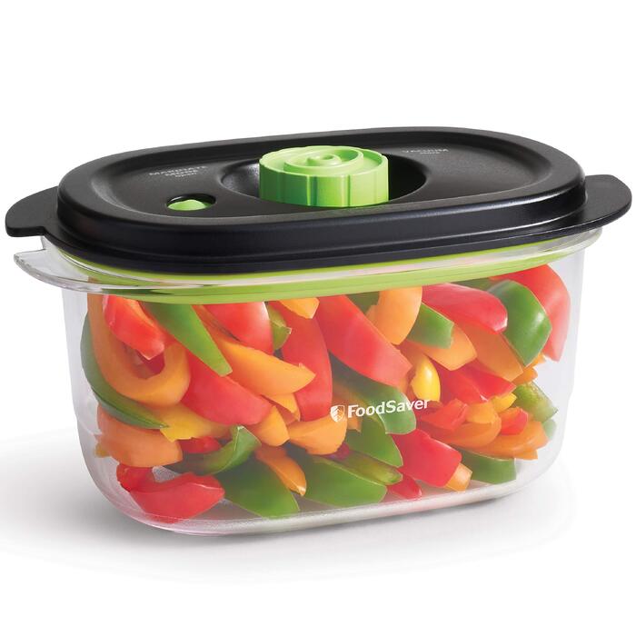 Набір вакуумних контейнерів FoodSaver Preserve & Marinate для вакууматорів, герметичні та без BPA, 1.2 л, 3 шт.