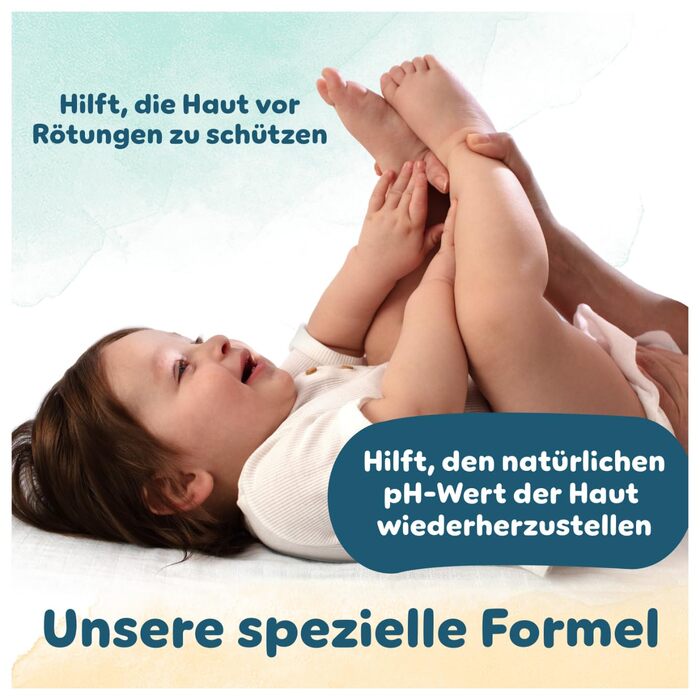 Дитячі вологі серветки Pampers Harmonie Protect & Care з календулою, 396 шт (9 упаковок по 44 шт)