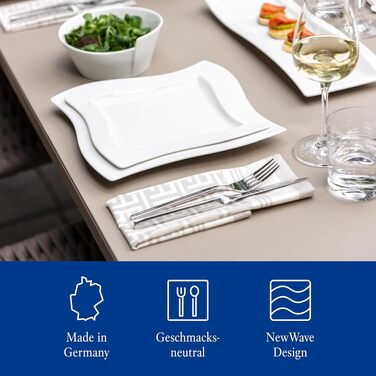 Набір столових приборів Villeroy & Boch NewWave на 6 осіб (30 предметів) з нержавіючої сталі, для посудомийної машини