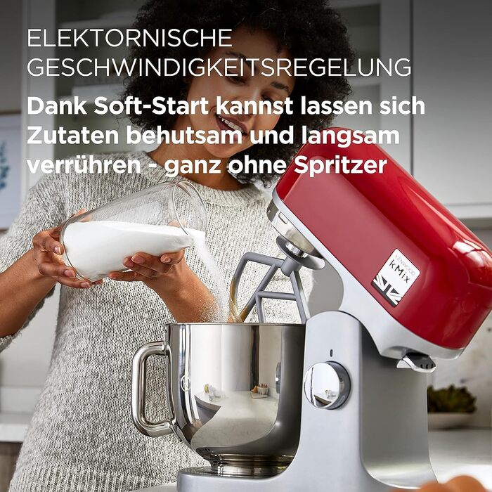 Кухонна машина Kenwood kMix KMX750BK, стандартного розміру, червона