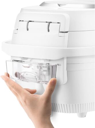 Мультирісварка та пароварка Cuckoo CR-1020F, 1.8 л, 890 Вт, 14 програм, таймер, функція автоочищення, біла
