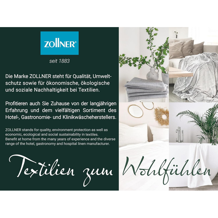 Комплект рушників ZOLLNER 6 шт. вафельне піке 100% бавовна 50x70 см бежевий (Cappuccino)