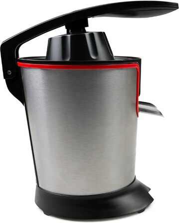 Соковижималка електрична Mellerware Juicy! 300W з системою Anti-Drop, 2 фільтри, для апельсинового соку (червона)