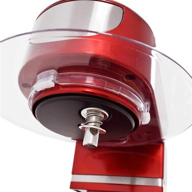 Кухонна машина Syntrox Germany KM-5.0L Basic Red, 5 л, з нержавіючої сталі, червона, тістоміс