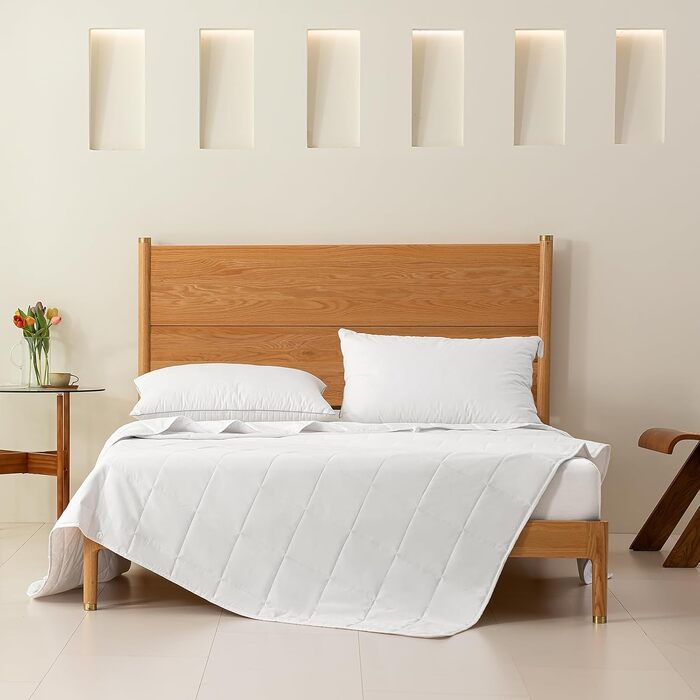 Зимова ковдра Good Nite мікрофібра 135×200 см, тепла та м'яка, щільність 460 г/м², біла