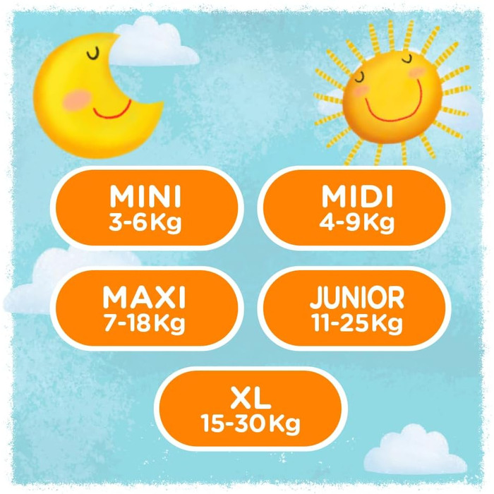 Підгузки Pampers Sonne und Mond, розмір 6 (15-30 кг), 78 шт