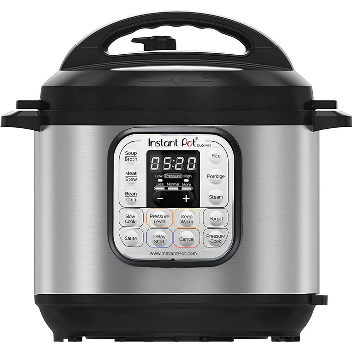 Мультиварка Instant Pot Duo 3л – електрична, 7-в-1, з нержавіючої сталі, скороварка, рисоварка, пароварка, йогуртниця