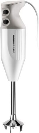 ESGE-Zauberstab 90310 M 122 S, ручний блендер 140 Вт, білий, з аксесуарами, 10 000–16 000 об/хв, ергономічна ручка, Twinschalter