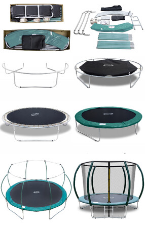 Батут із захисною сіткою FIT-NET 374 см FT 12 (365-374 см)
