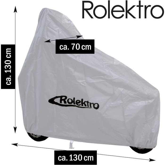 Чохол для електросамоката Rolektro eco Fun E-Joy 20, водонепроникний, поліестер 210T, 130x70x130 см, для складаних електроскутерів