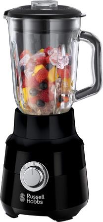 Ручний міксер Russell Hobbs 24672-56, матовий чорний (5 швидкостей + турборежим, вінчики та гаки для тіста, кнопка викидання насадок)