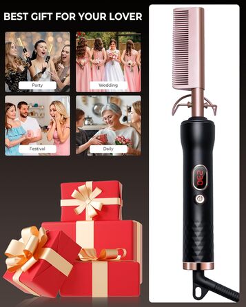 Мультистайлер для волосся 6 в 1 Airstyler, 1400 Вт, іонізація, автоматичний локон, професійна гаряча щітка, випрямляч і фен
