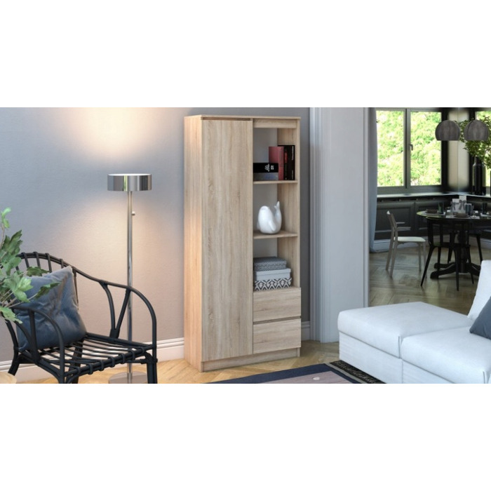 Стелаж TopEshop TES, 80 x 180 x 35 см, багатоколірний