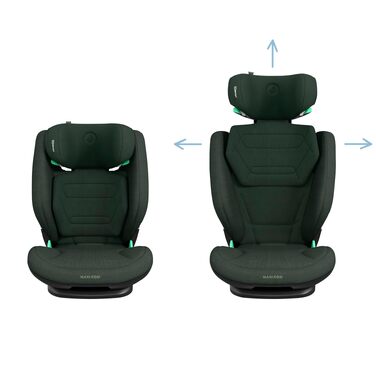 Дитяче автокрісло Maxi-Cosi RodiFix Pro² i-Size (100–150 см, 3.5–12 років), ISOFIX, ClimaFlow, захист G-CELL, Authentic Green