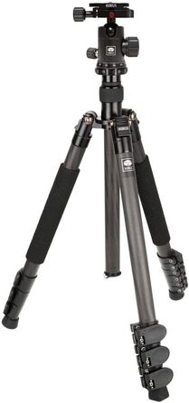 Вуглецевий штатив SIRUI AM-1204E+G-10K з кульовою головкою, висота 147,8 см, макс. навантаження 8 кг