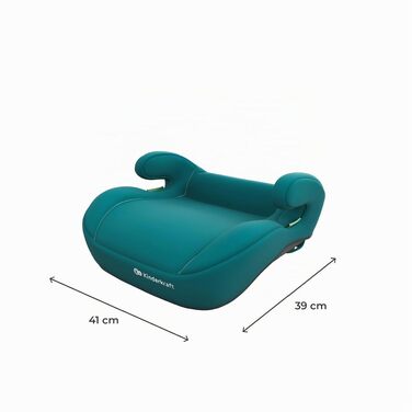 Дитяче автокрісло Kinderkraft I-SPARK 2 PRO (100-150 см), 2в1, i-Size, чорне/зелене