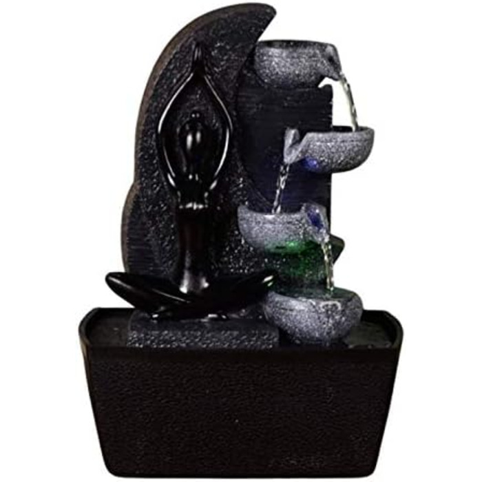 Декоративний внутрішній фонтан Zen Light Kaskade 4 рівня, 25 см