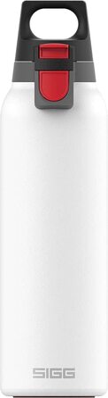 Термос SIGG Hot & Cold One з ситечком для чаю, ізольована пляшка для напоїв, герметична, BPA-free, нержавіюча сталь 18/8, 0.55 л, біла