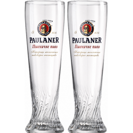 Набір келихів для пшеничного пива Paulaner 0,5 л, 6 шт, нові