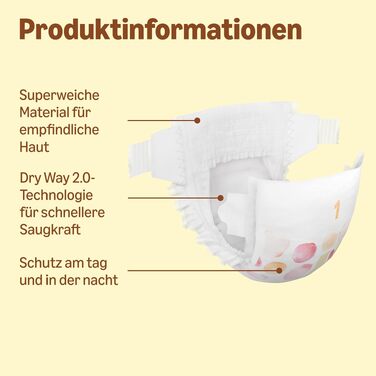 Підгузки By Amazon Ultra Dry розмір 3 (4-9 кг), білі, 172 шт (2 упаковки по 86 шт)