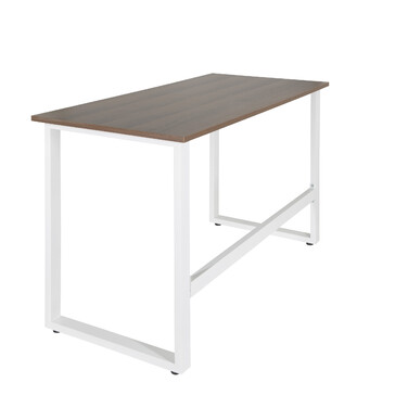 Письмовий стіл / Комп'ютерний стіл WORKSPACE LIGHT I 120 x 60 см, горіх / білий, hjh OFFICE