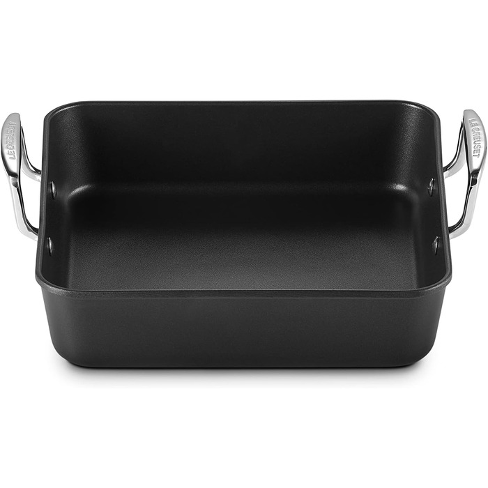 Сковорода LE CREUSET з антипригарним покриттям, 34 см, для всіх типів плит (вкл. індукційні), алюміній, сірий/срібний