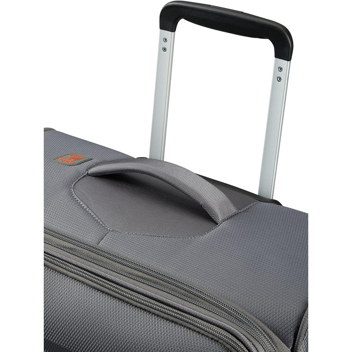 Валіза American Tourister SummerFunk Spinner L розширювана, 79 см, 109.5/119 л, сіра (Titanium Grey)