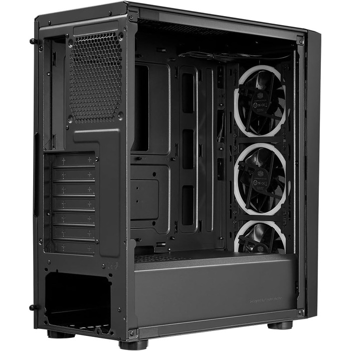 Корпус для ПК Cooler Master CMP 510 ARGB, 3x120 мм вентилятори, загартоване скло