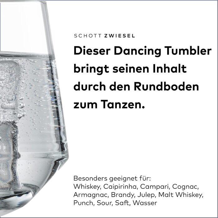 Набір келихів для коктейлів SCHOTT ZWIESEL Dancing Tumbler Bar Special, кришталь Tritan, 4 шт, Німеччина