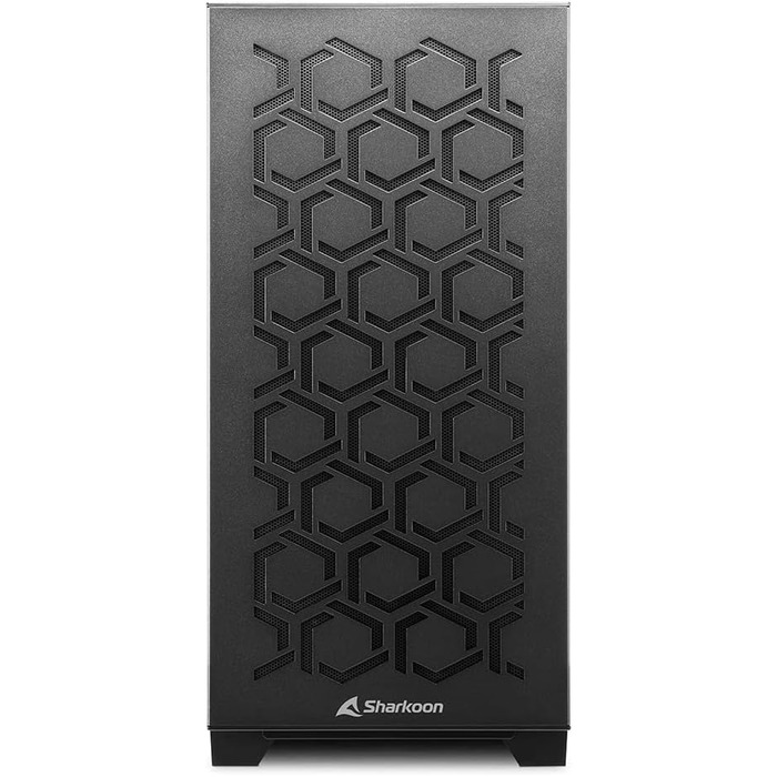 Корпус для ПК Sharkoon MS-Y1000 Black Micro-ATX, чорний, для ігрових та офісних комп'ютерів