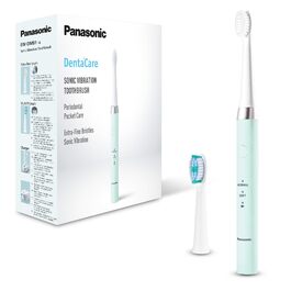 Зубна щітка електрична Panasonic EW-DM81-K503 з вібрацією, 2 режими чищення, зелена. З додатковою насадкою