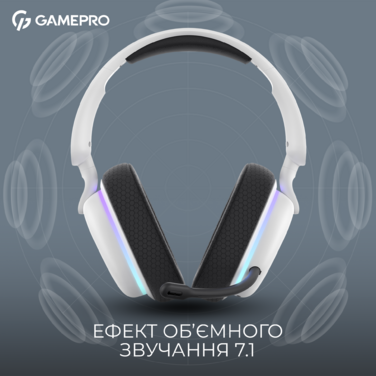 Бездротова ігрова гарнітура GamePro Asgard Bragi (HSW250W)
